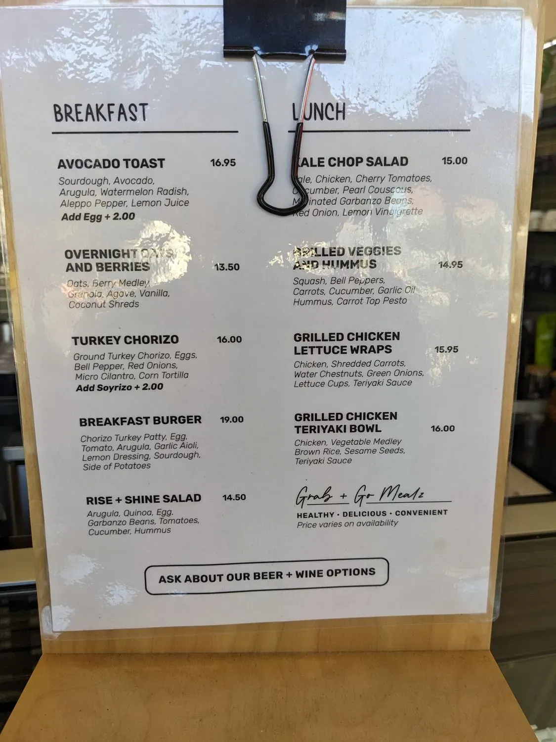 Menu 6