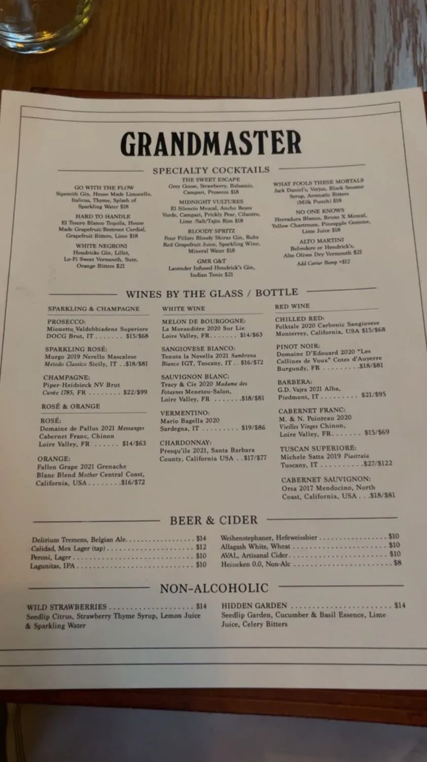 Menu 4