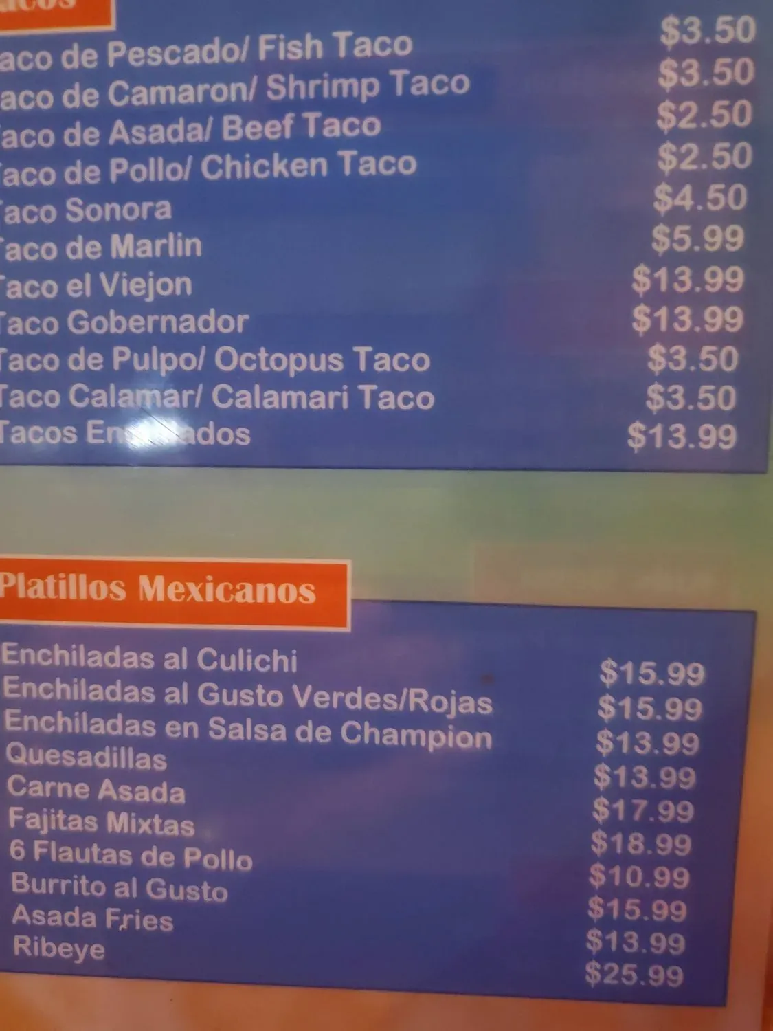 Menu 5