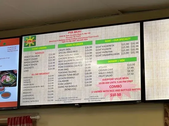 Menu 4