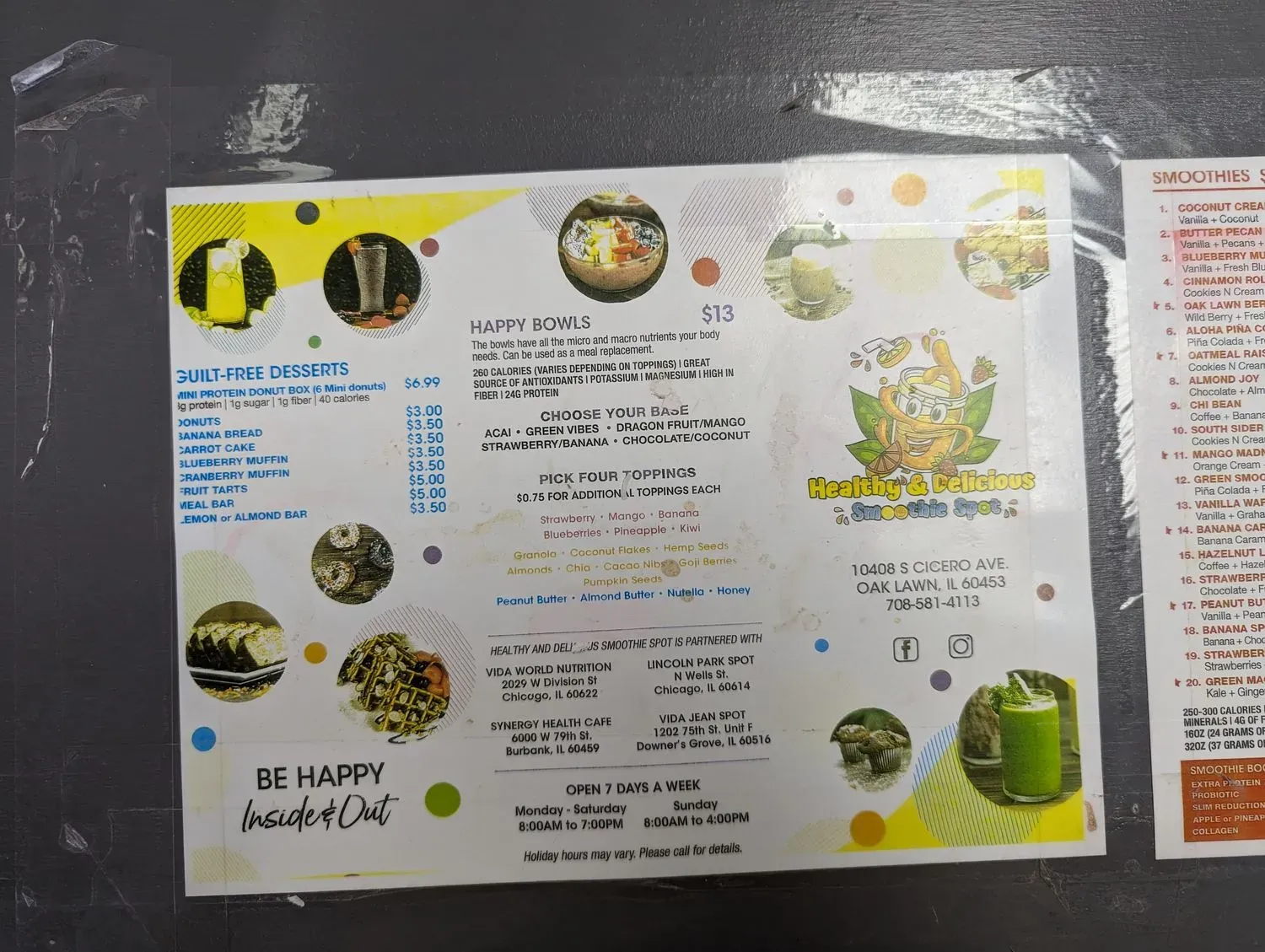 Menu 2