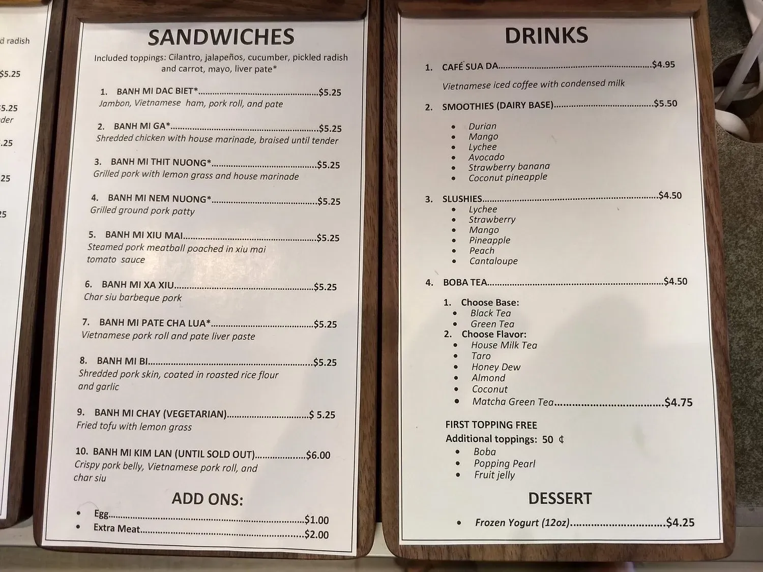 Menu 6