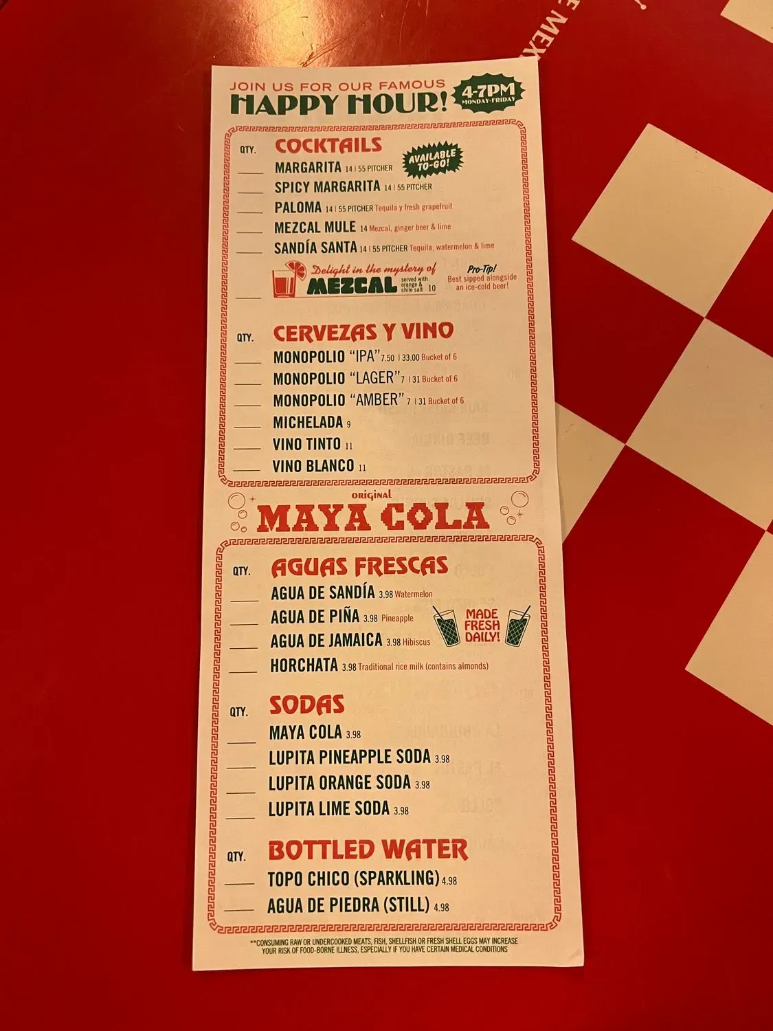 Menu 2