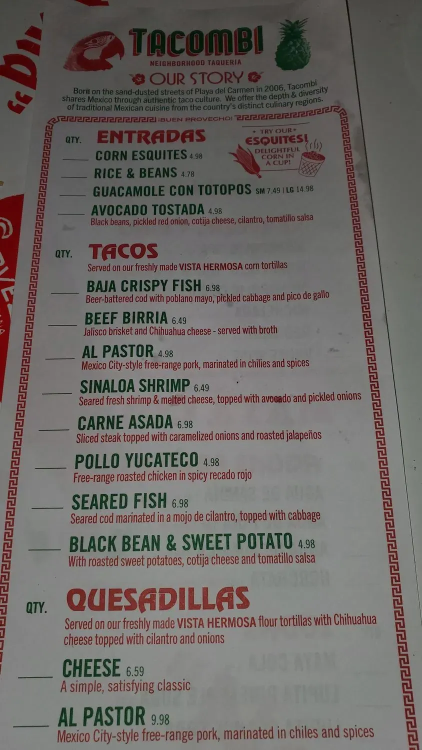 Menu 3