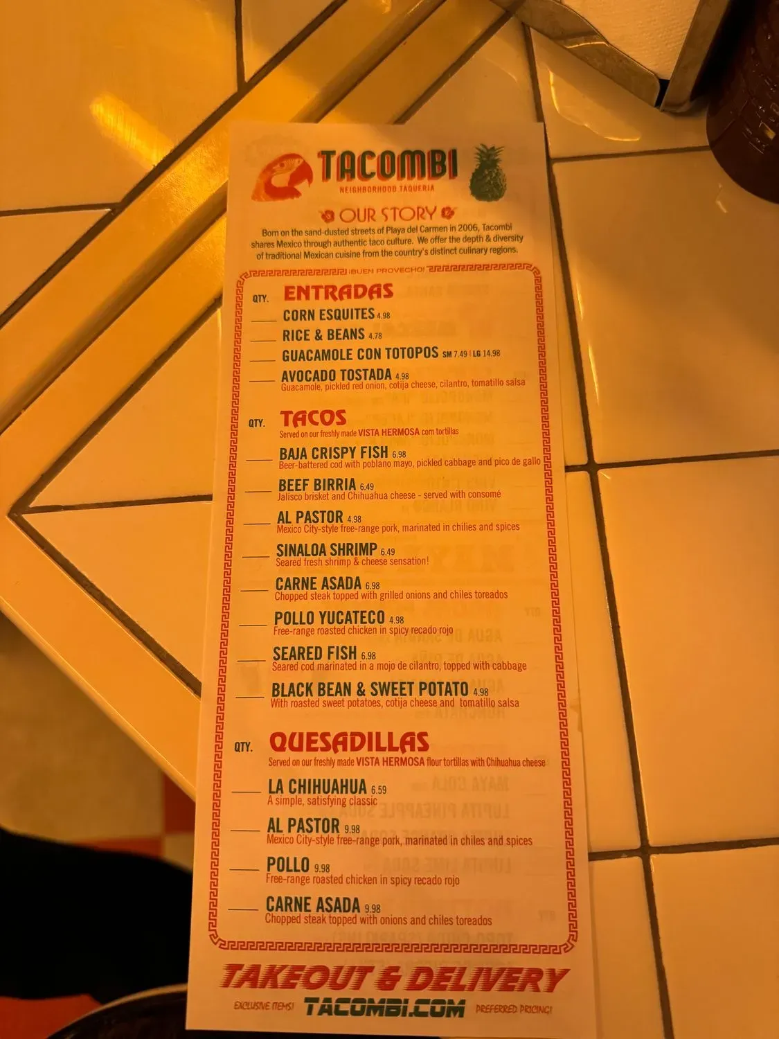 Menu 6