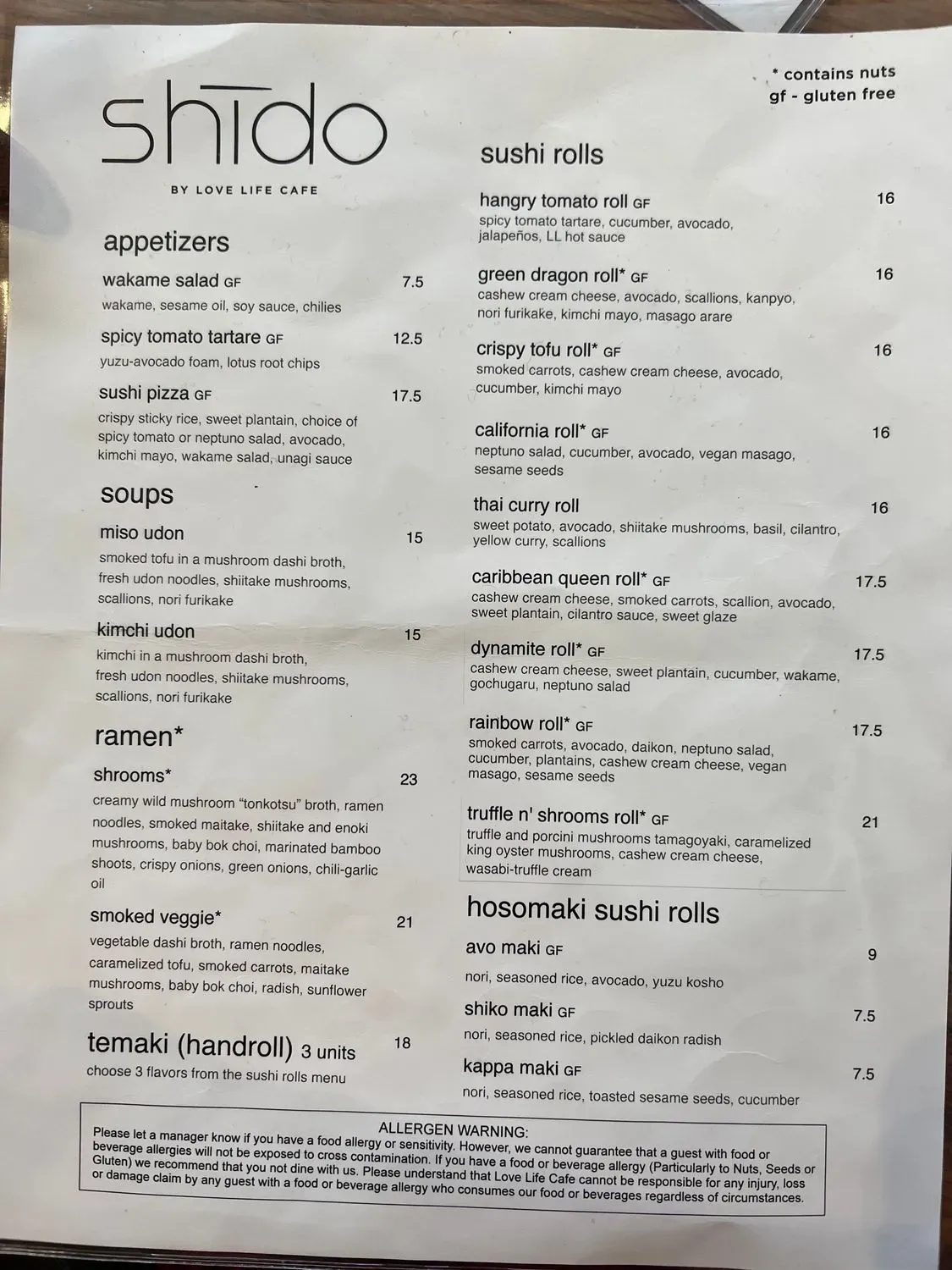 Menu 3