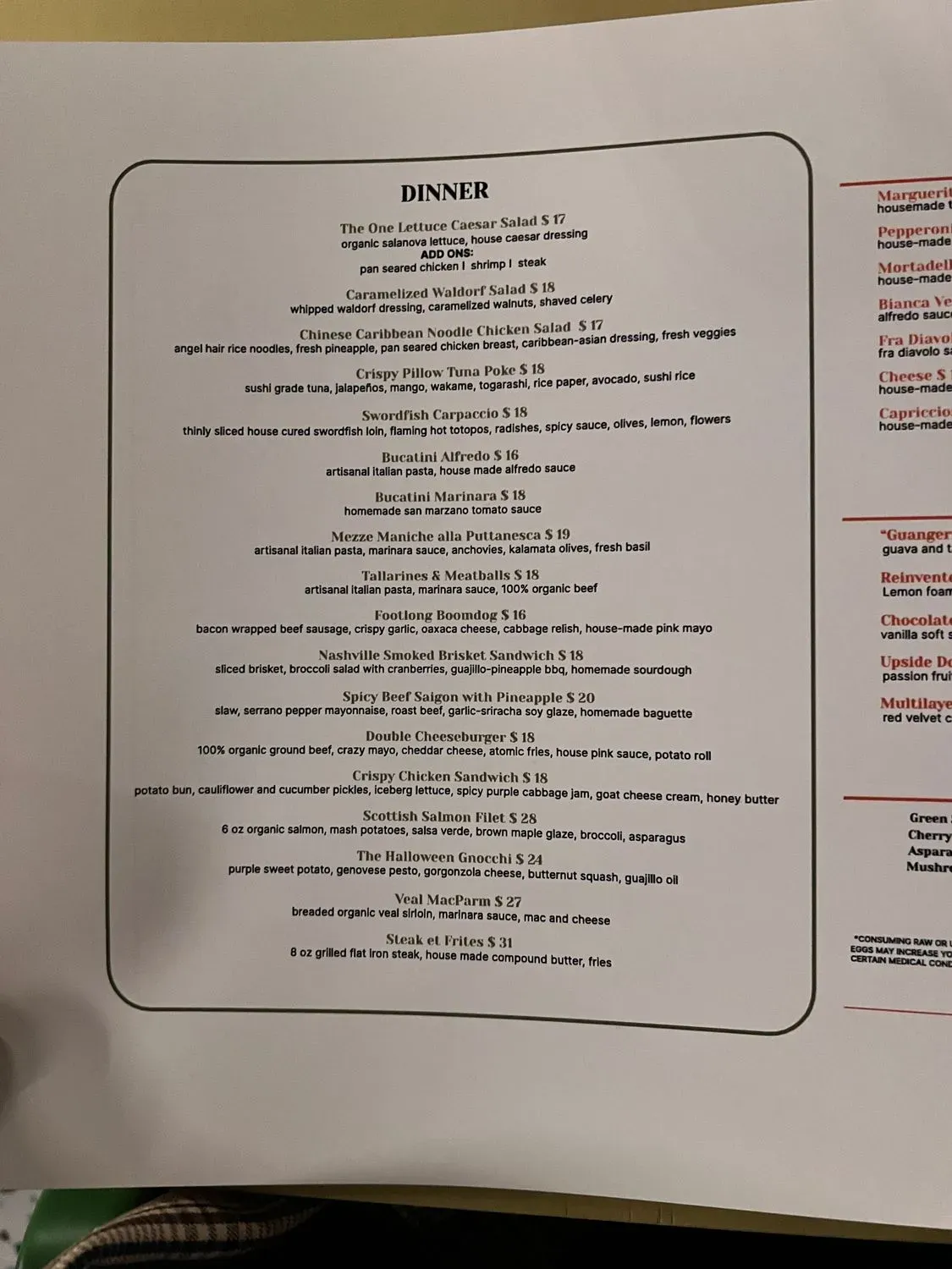 Menu 5