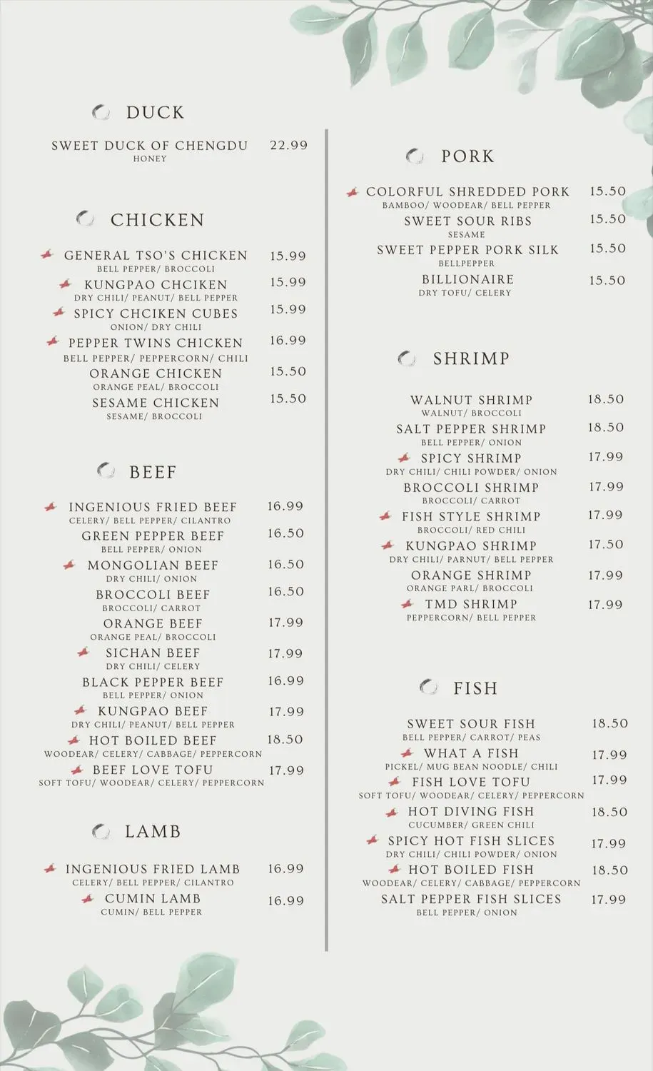 Menu 2