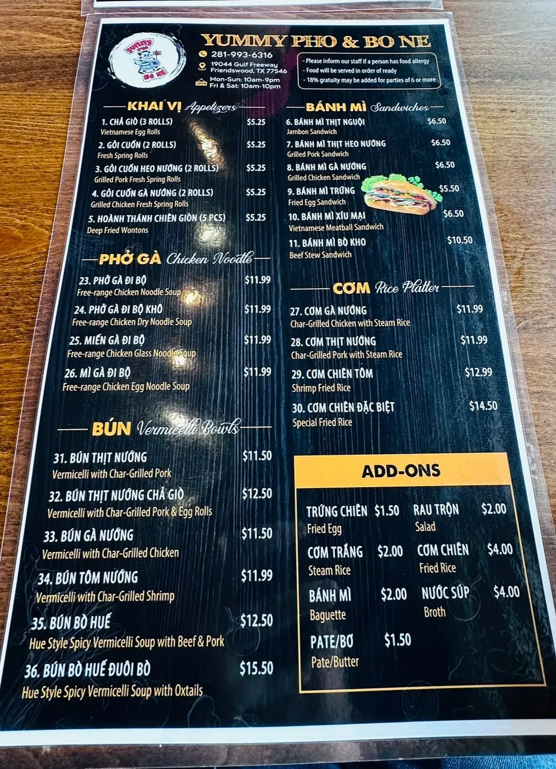 Menu 3