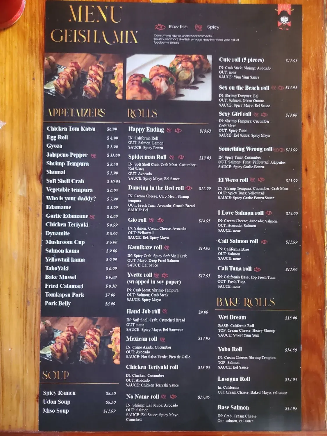 Menu 4