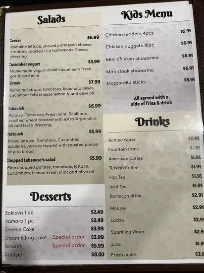 Menu 4