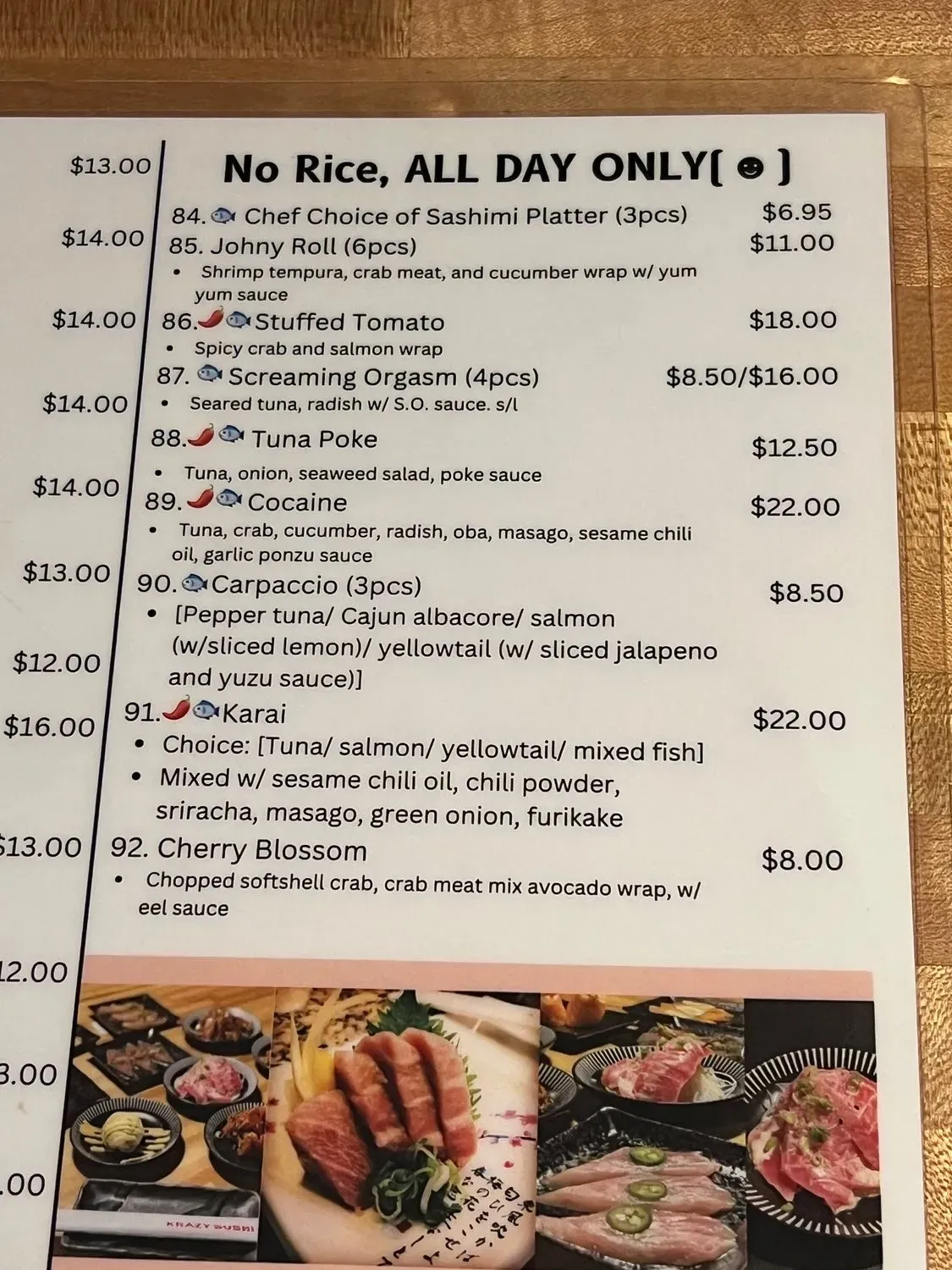 Menu 5