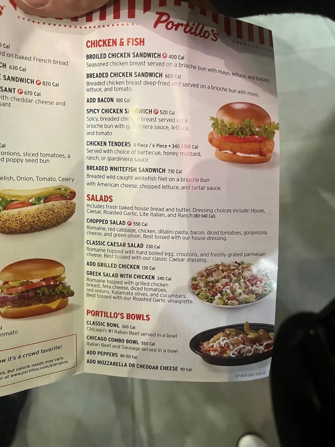 Portillo's Fort Worth Menu - Updated October 2025