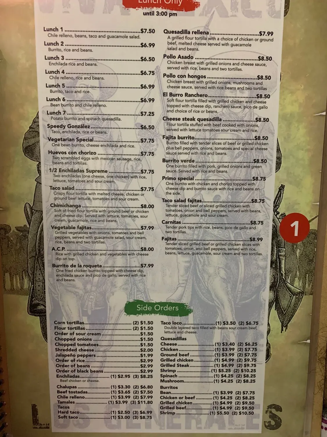 Menu 2