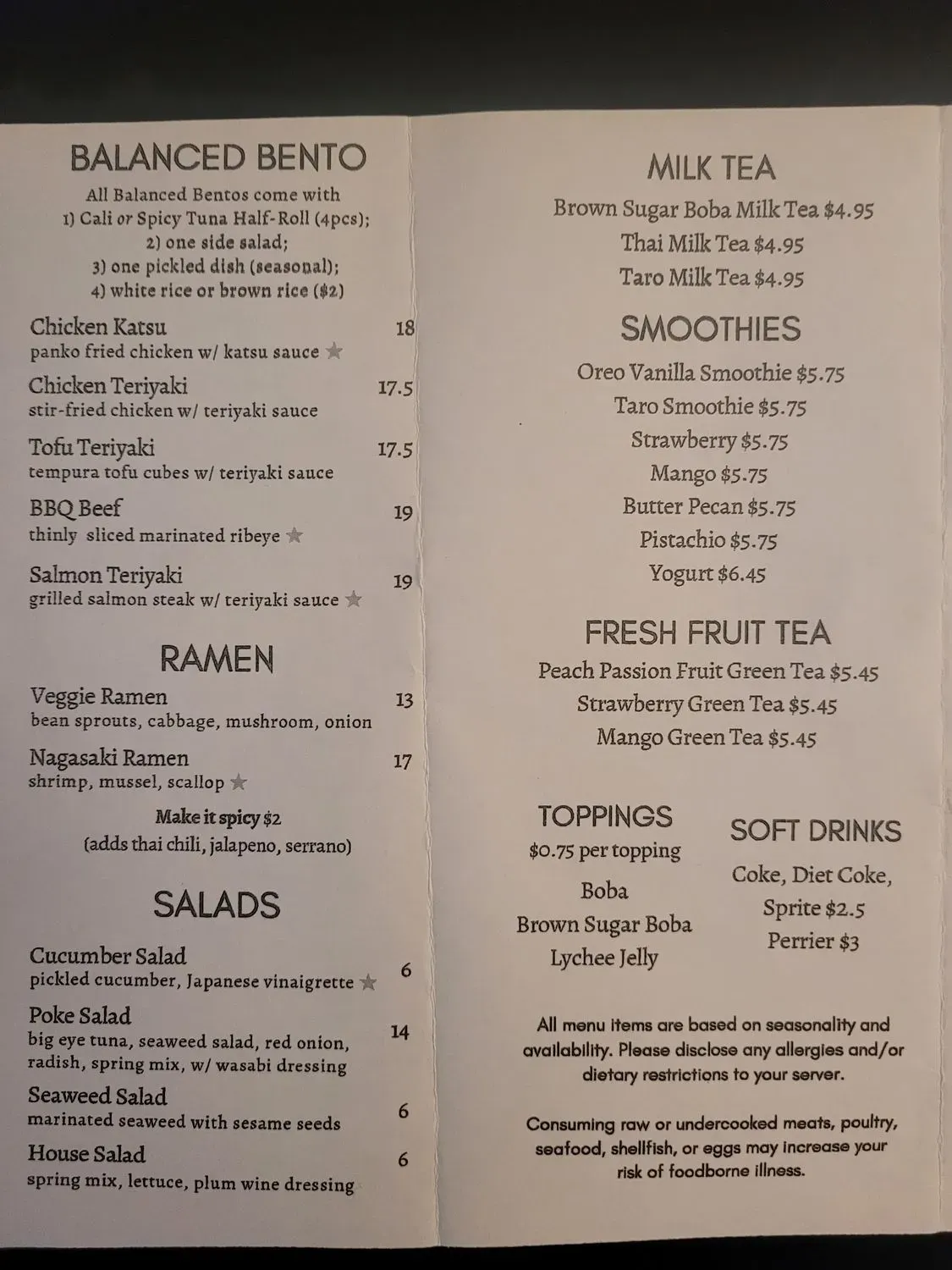 Menu 2