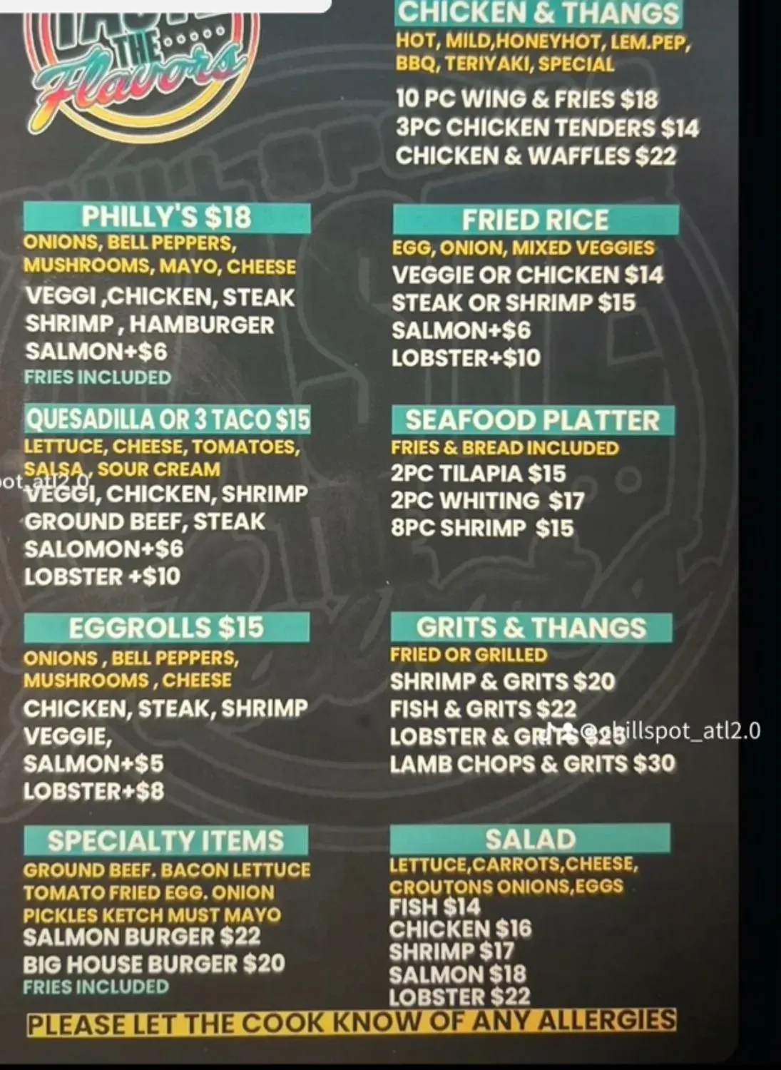 Menu 4