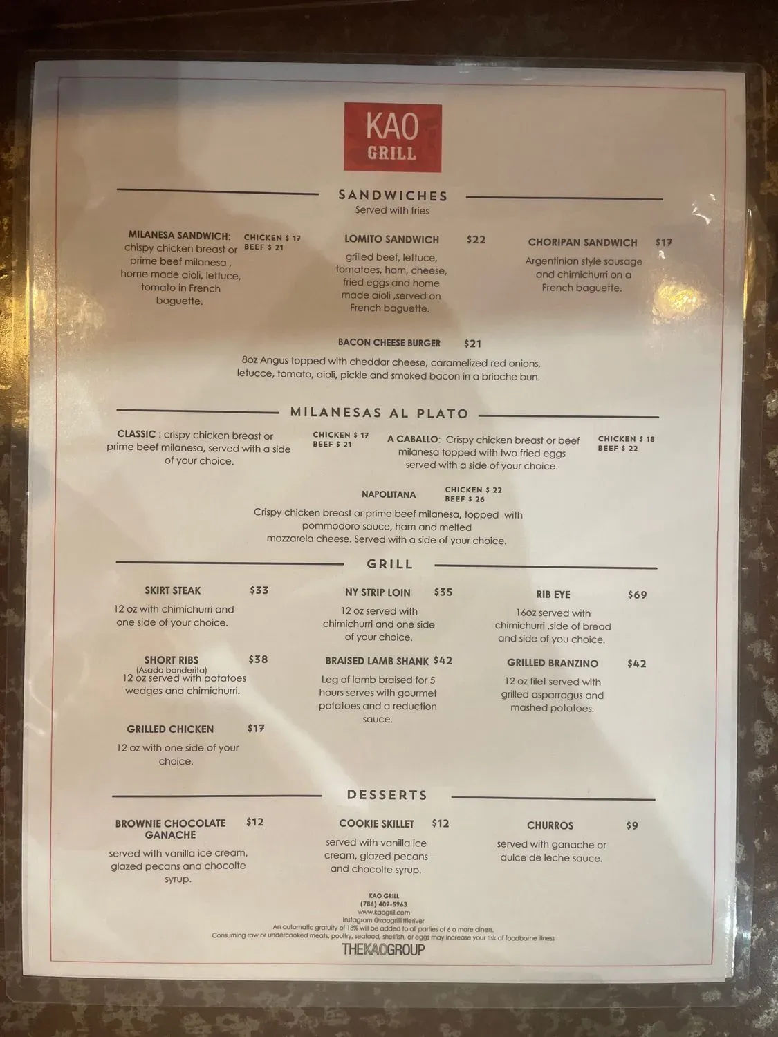 Menu 2