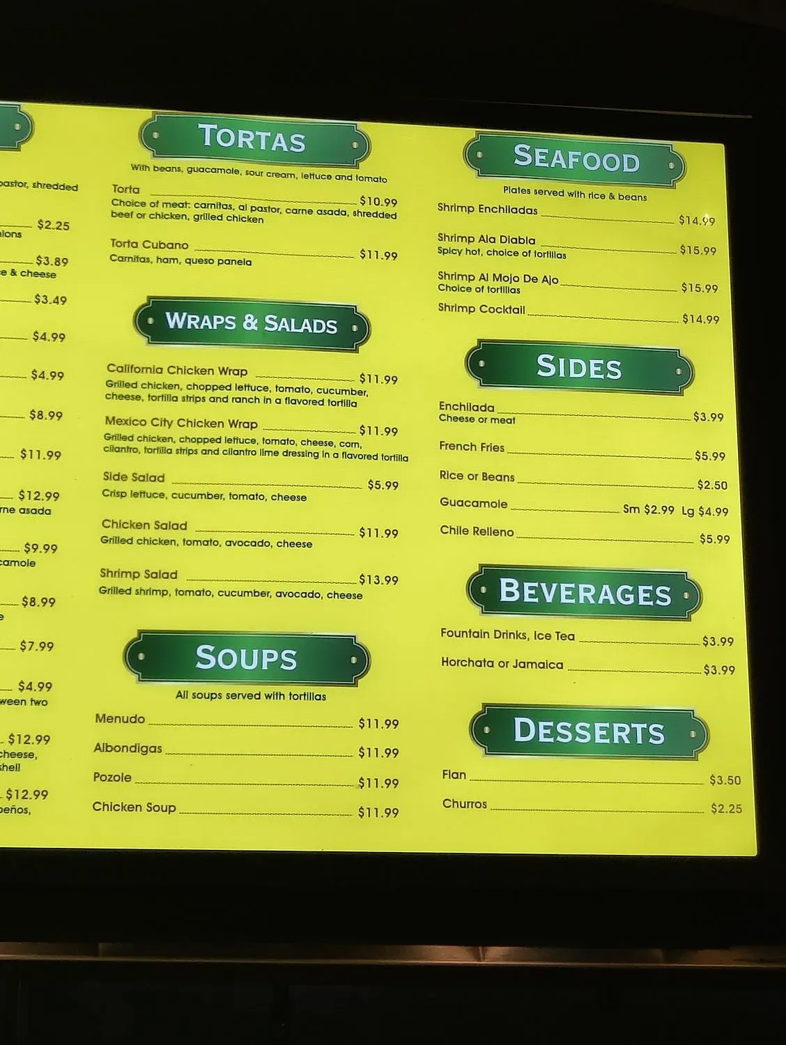 Menu 4