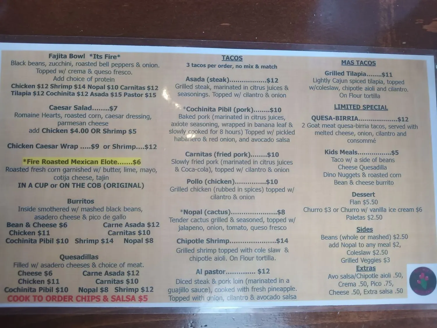 Menu 4