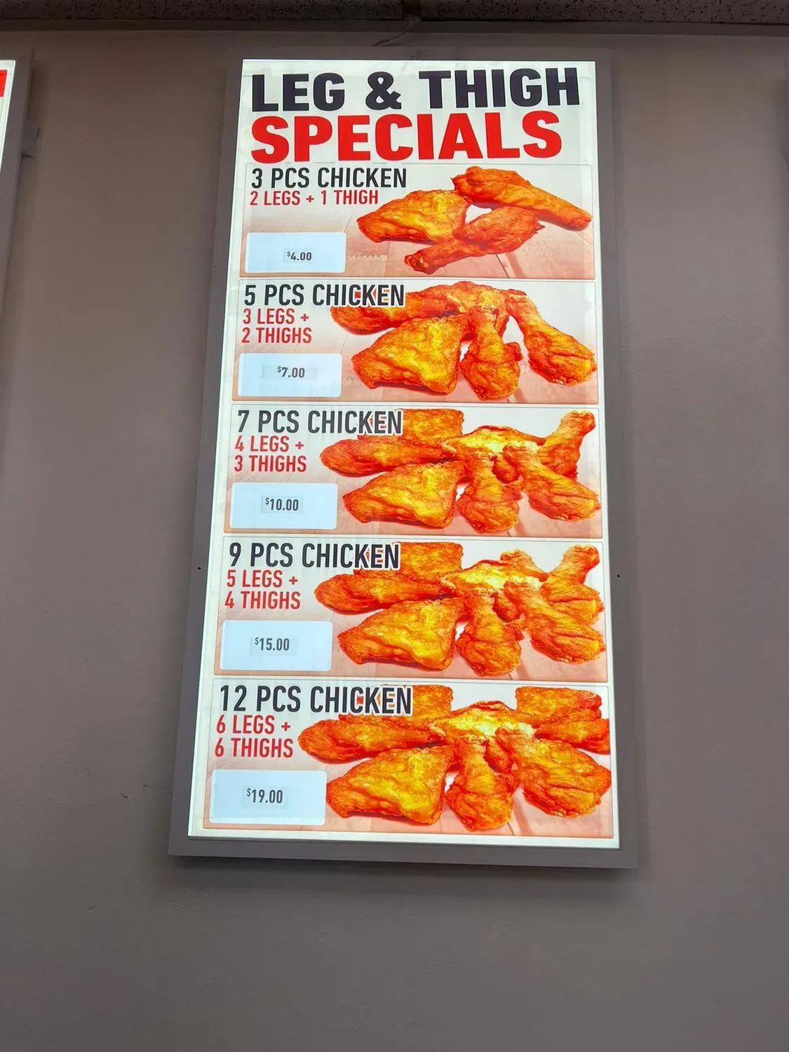 Apu kennedy fried chicken Menu - Updated November 2025