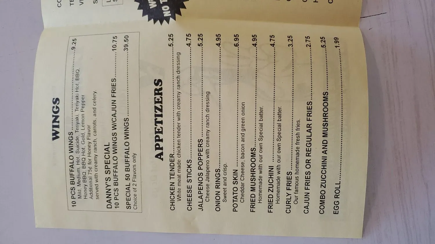 Menu 2