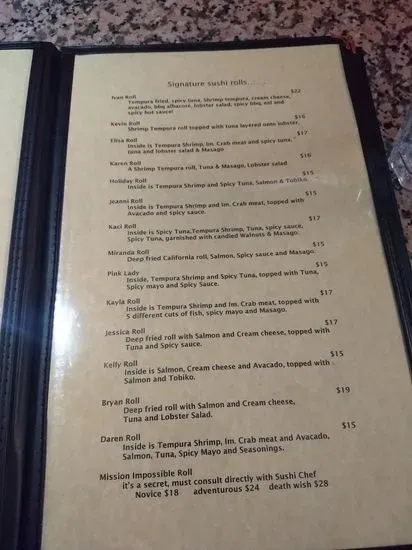 Menu 2