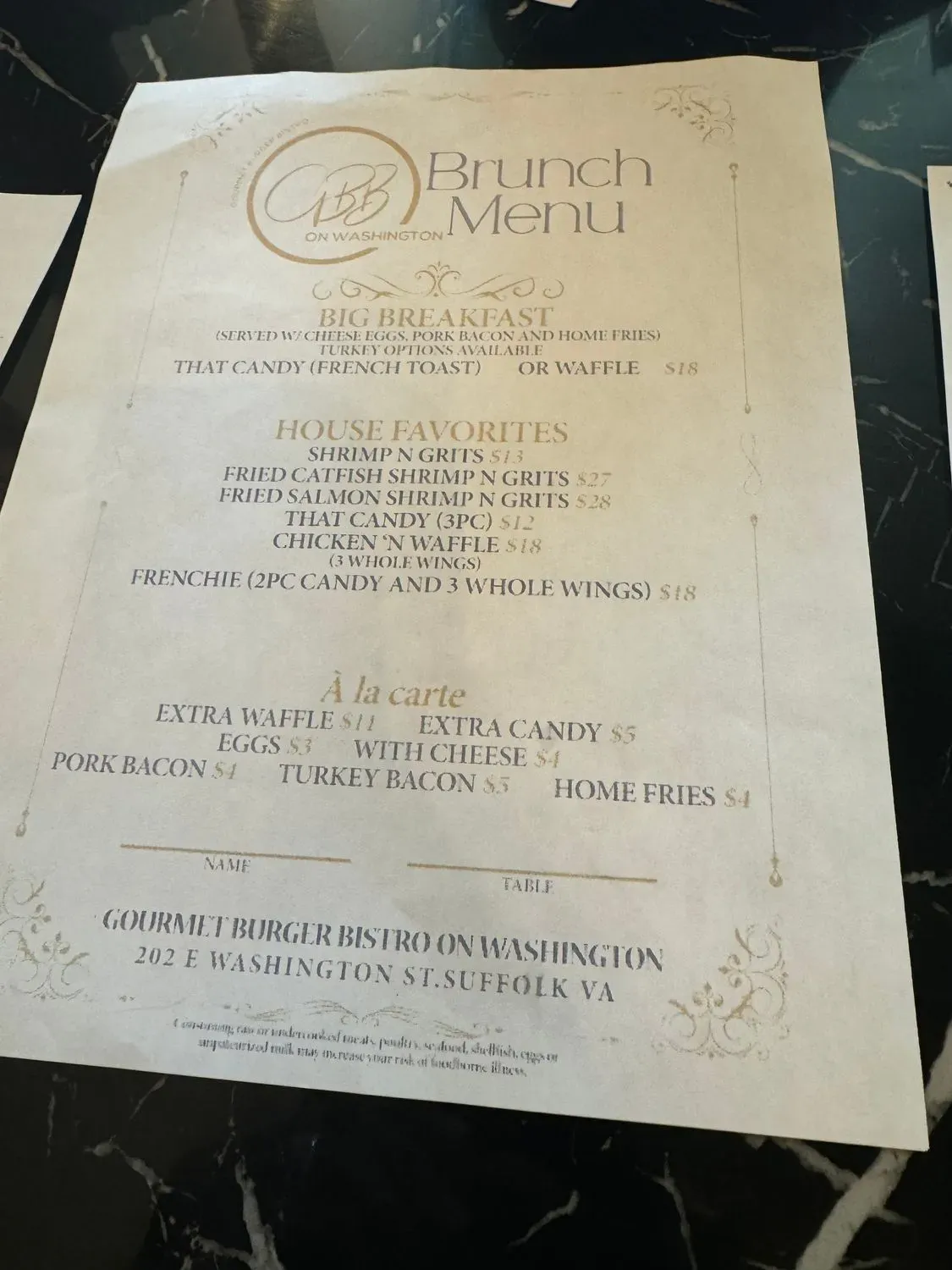 Menu 3