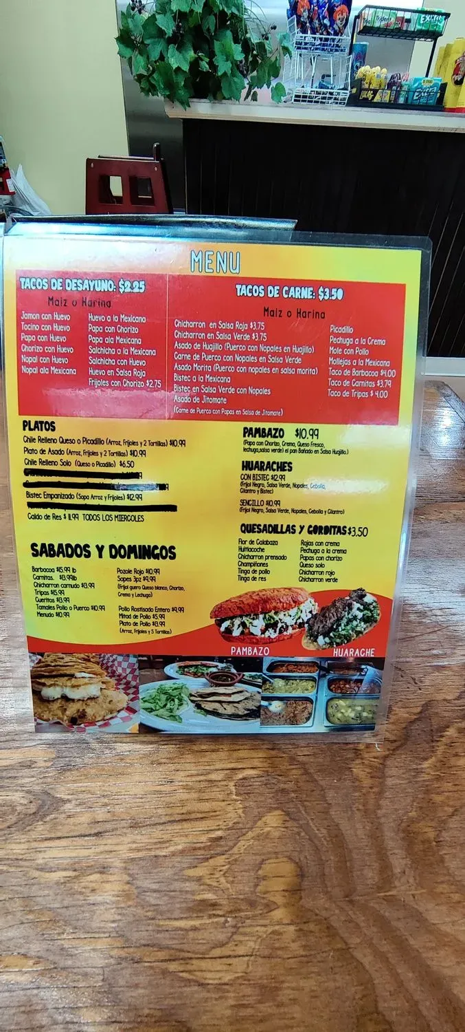 Menu 6