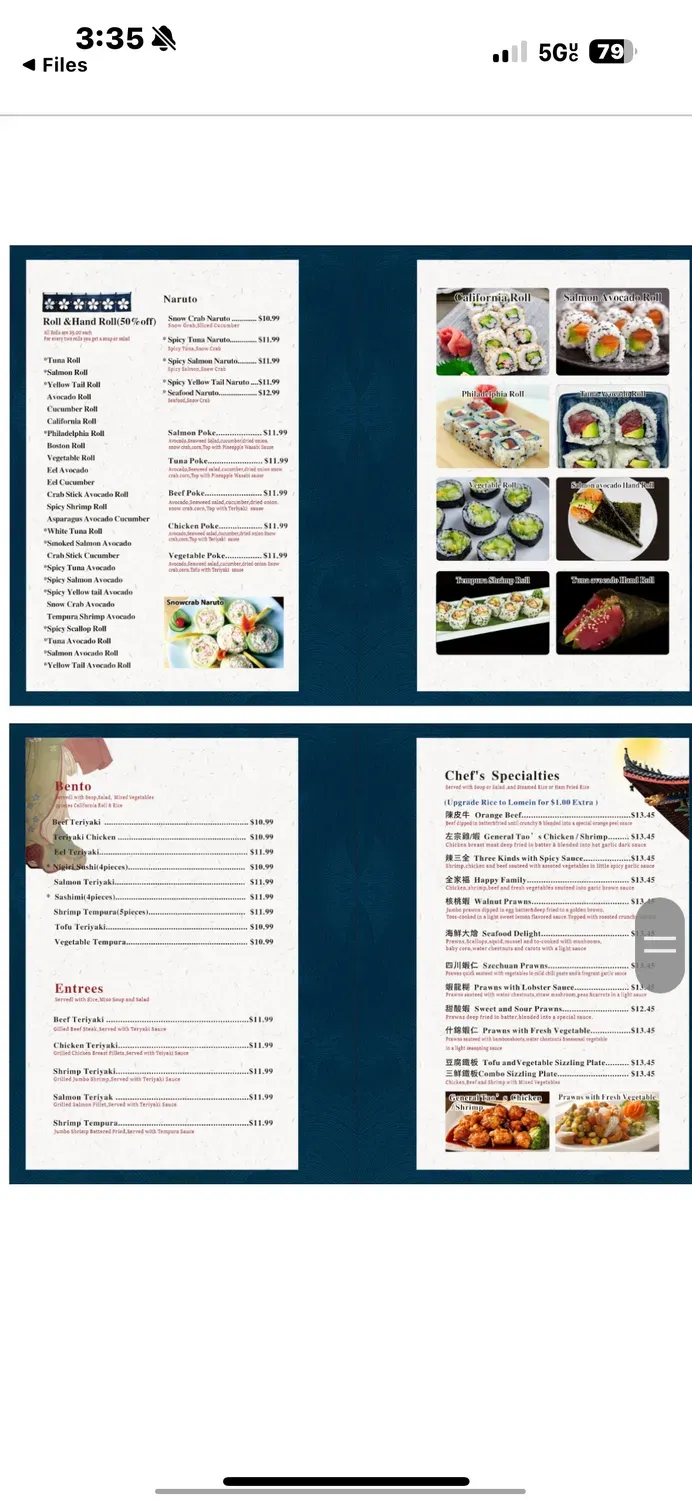 Menu 2