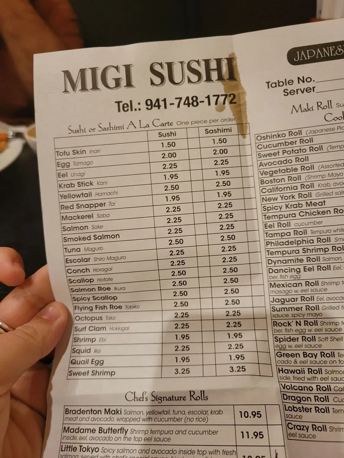 Menu 2