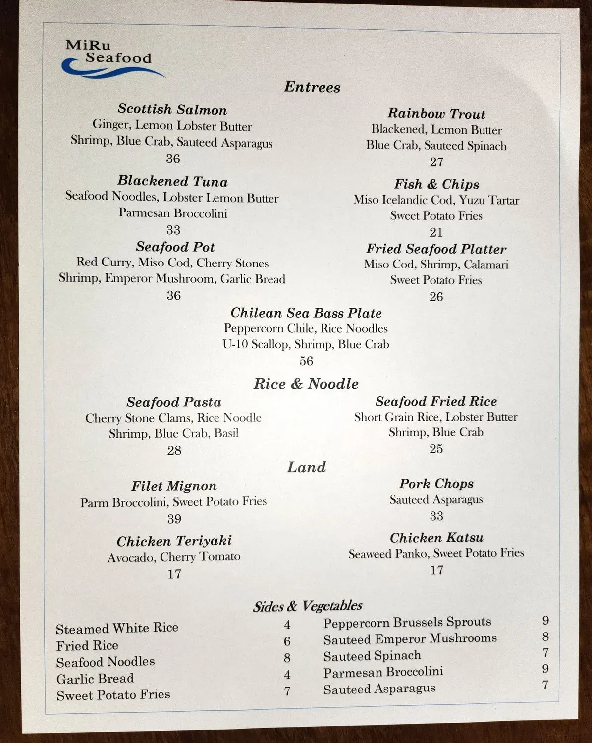 Menu 5