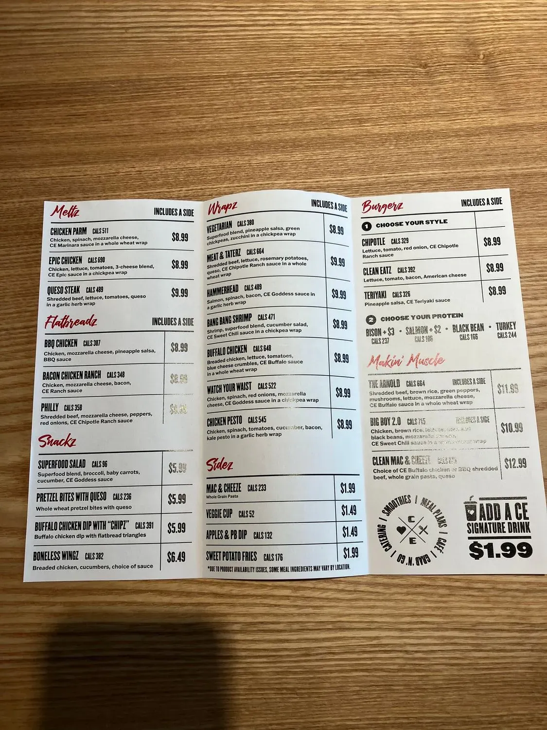 Menu 2