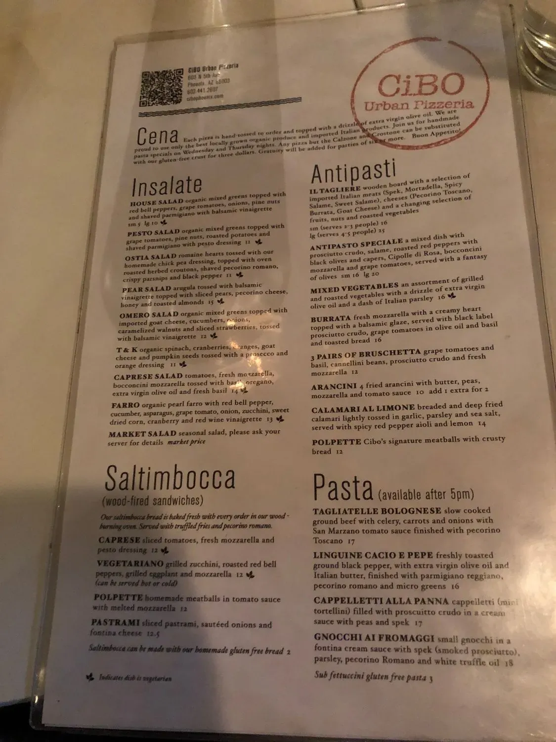 Menu 6