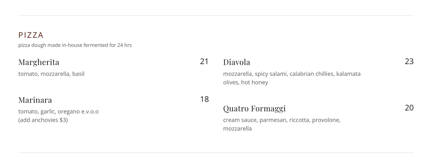Menu 3
