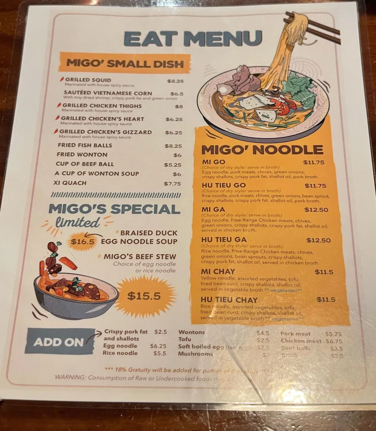 Menu 3