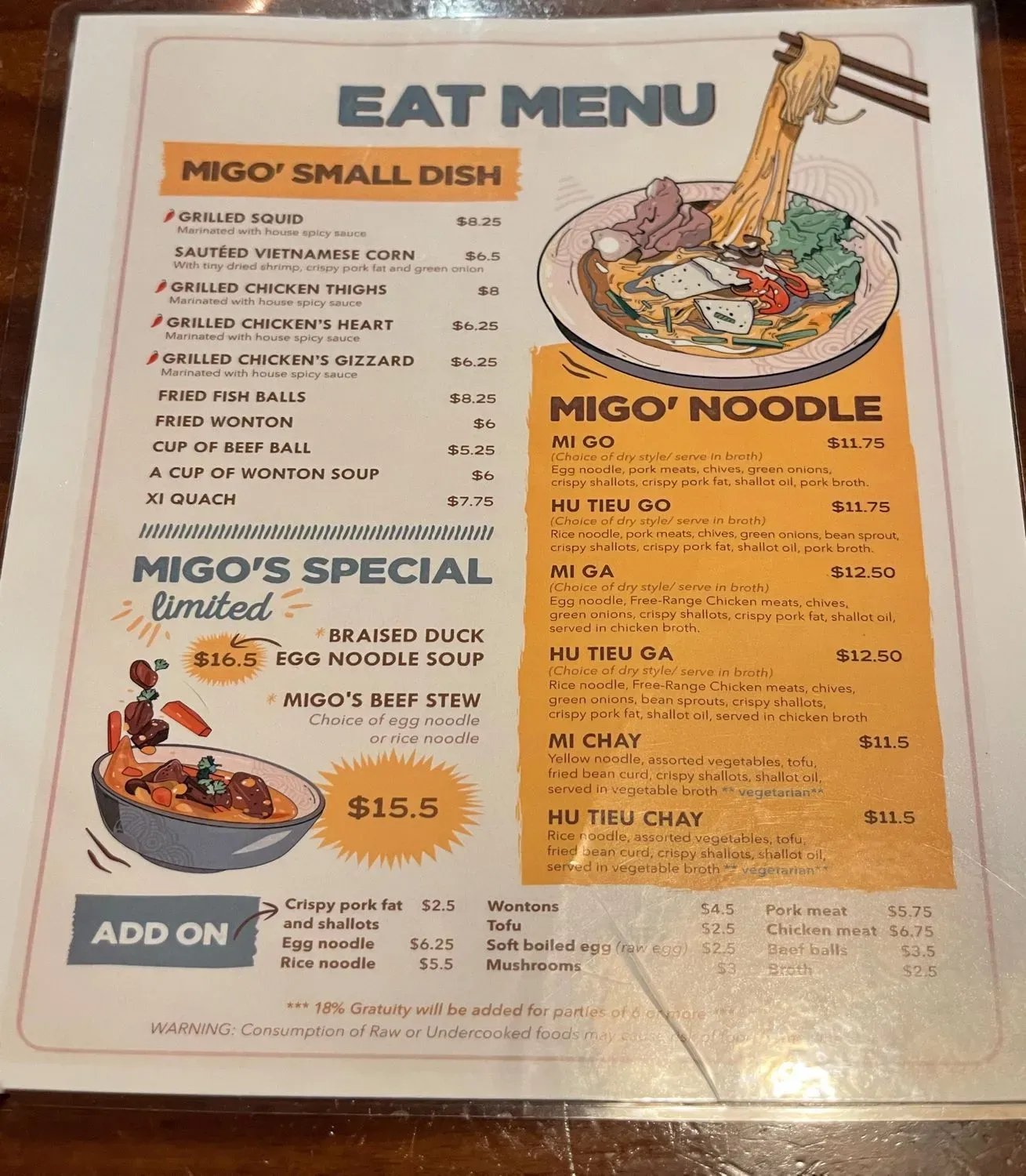 Menu 3