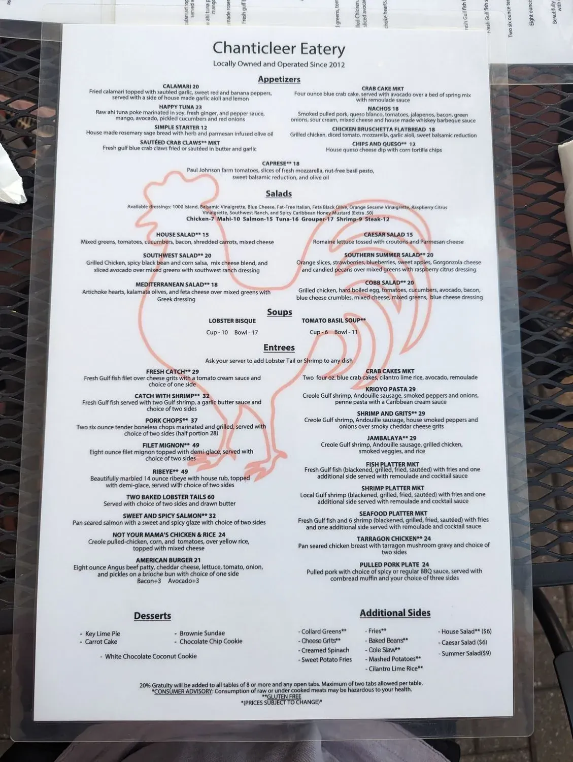 Menu 5