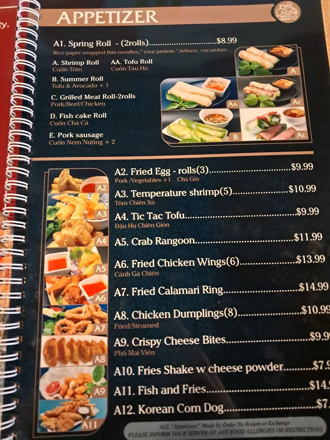 Menu 5