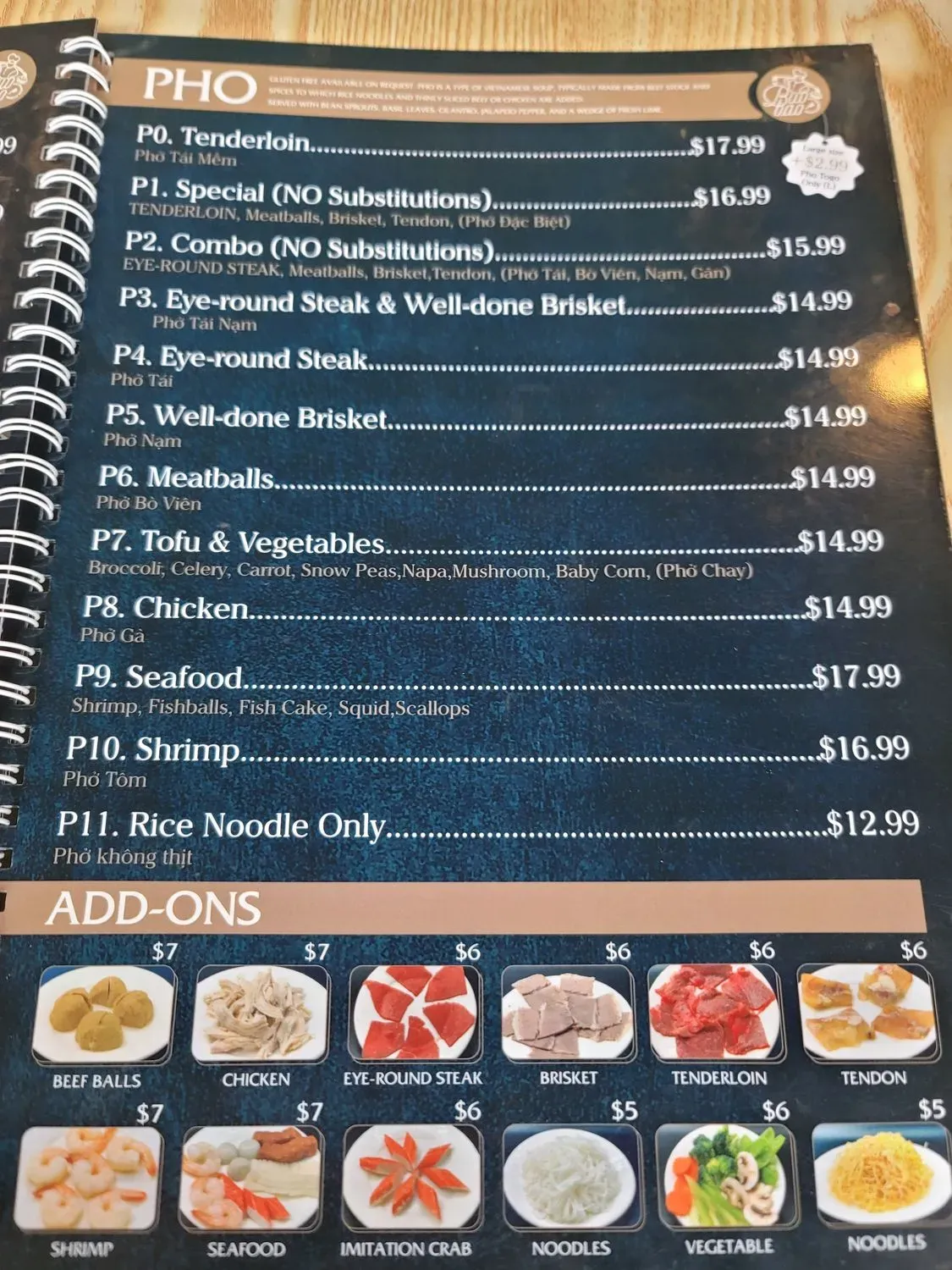 Menu 2