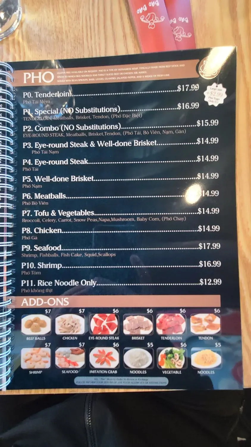 Menu 5