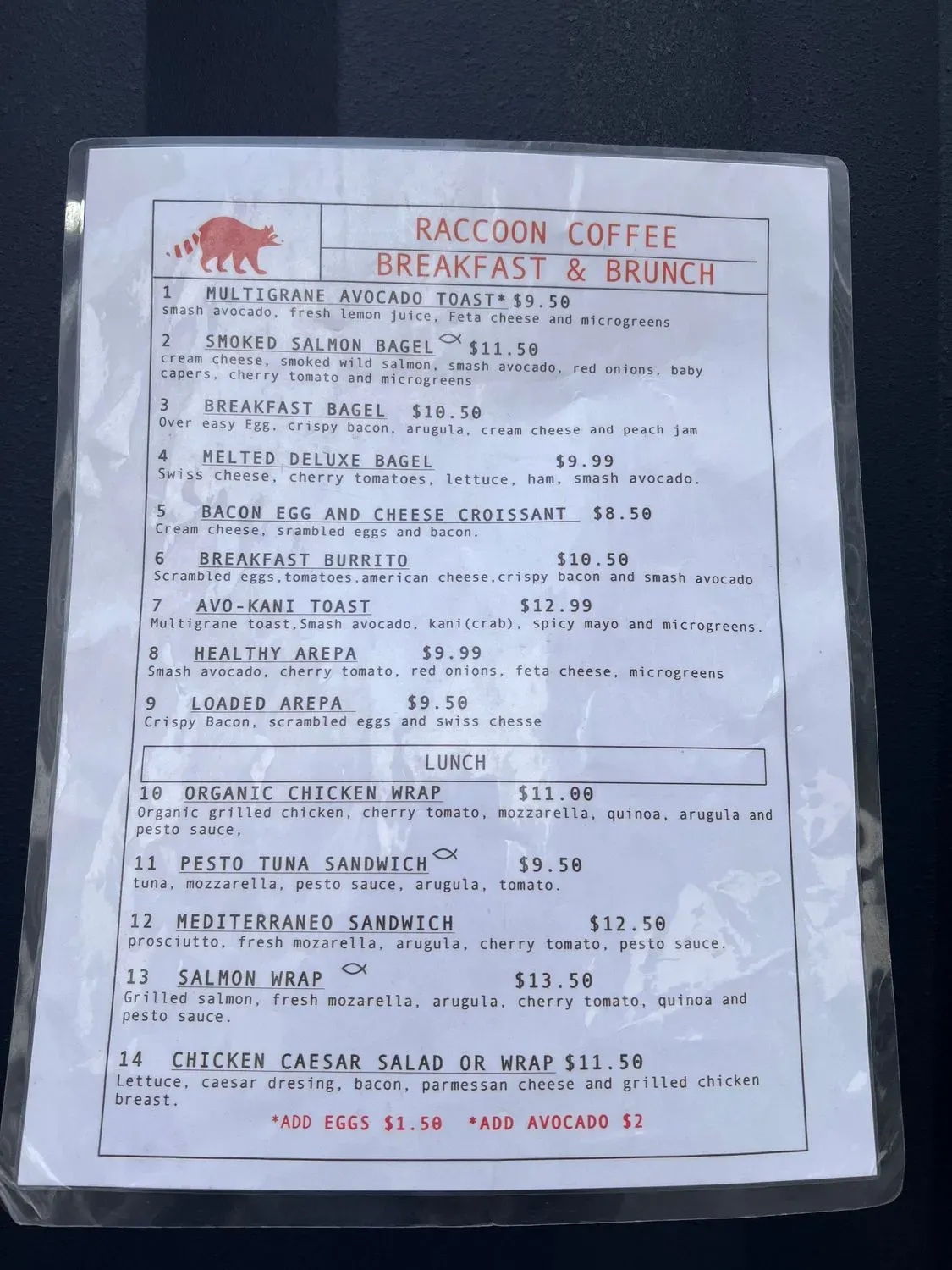 Menu 2