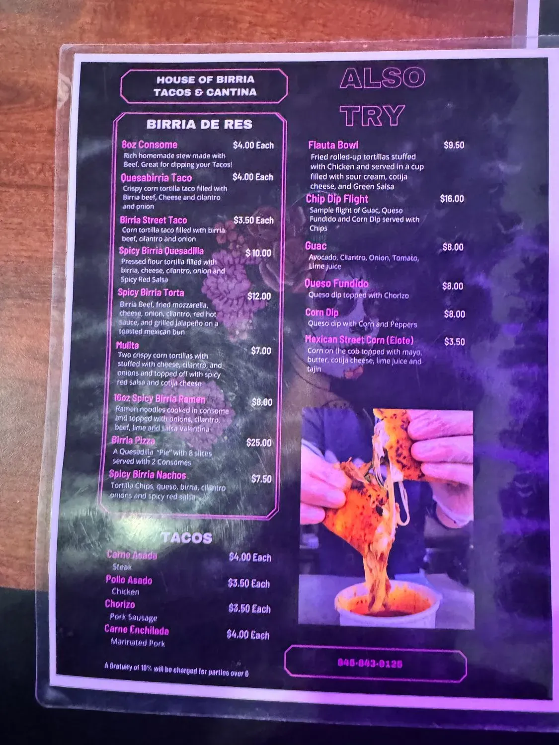 Menu 6