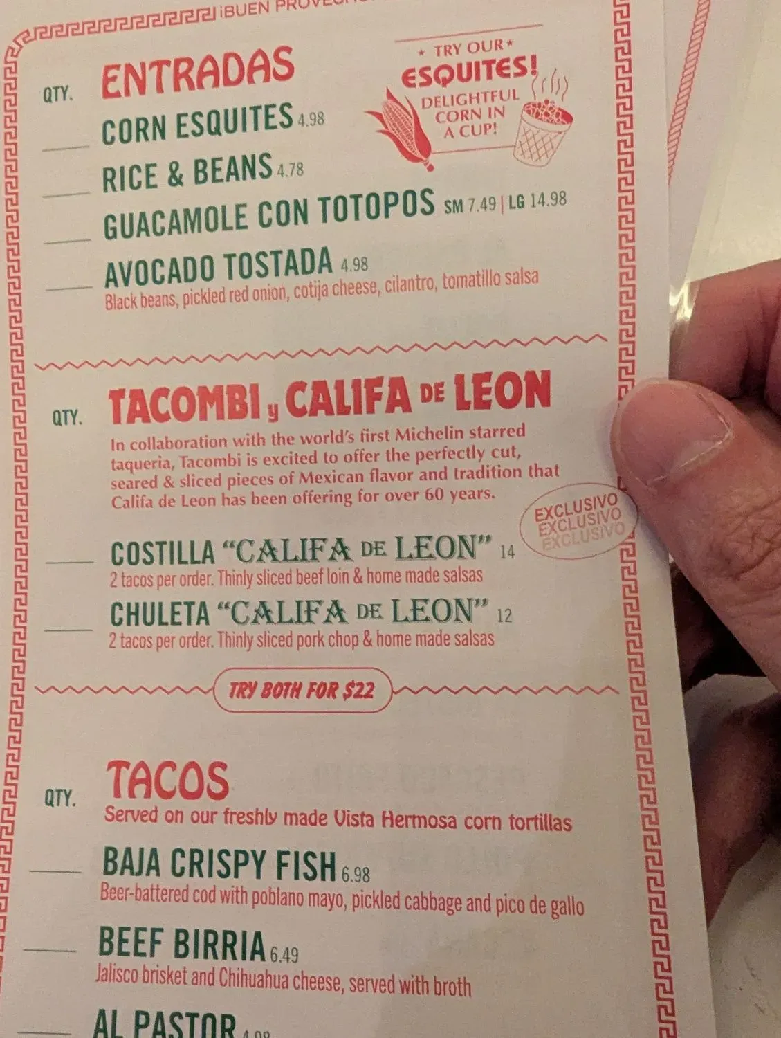 Menu 5