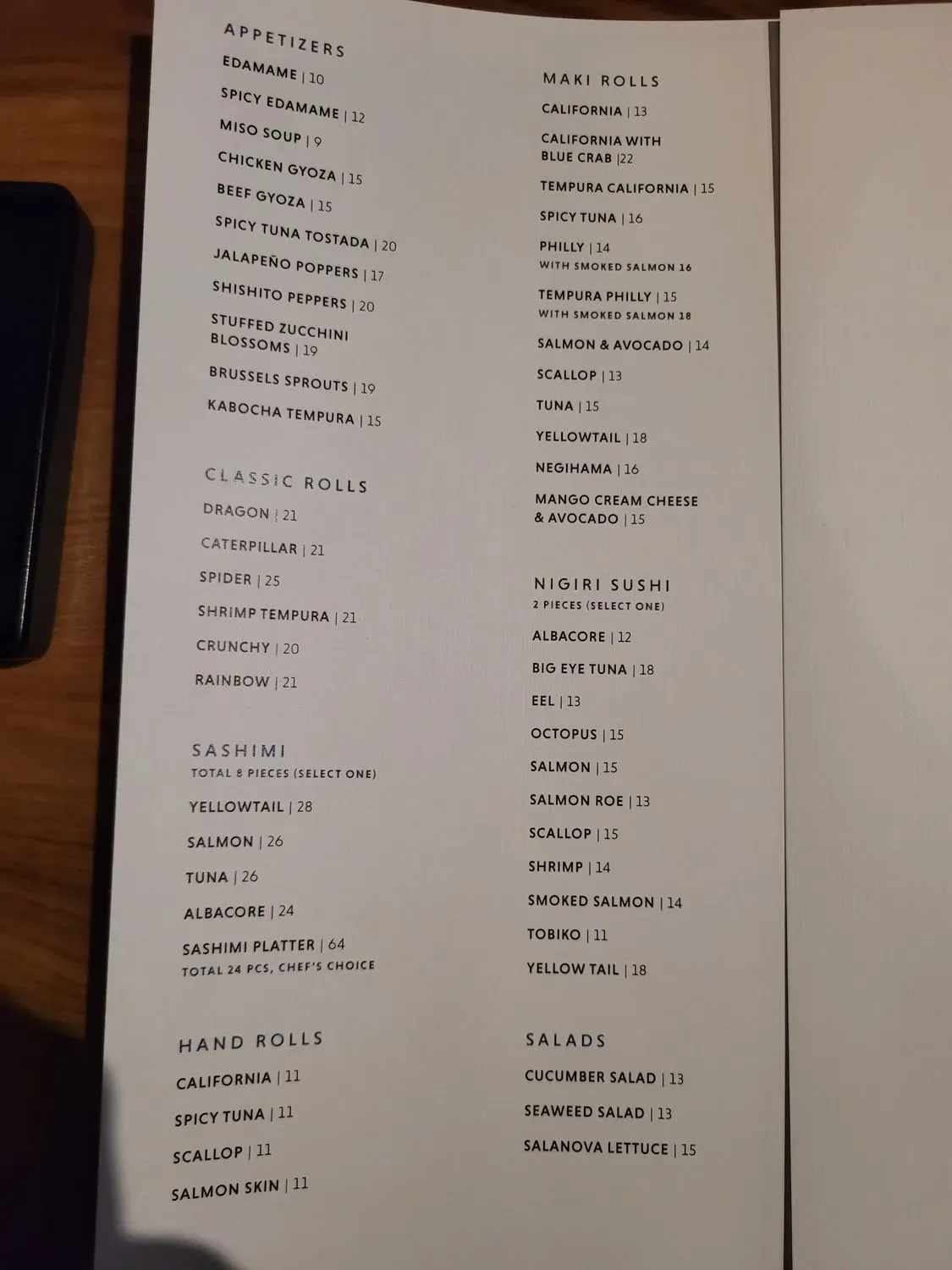 Menu 3