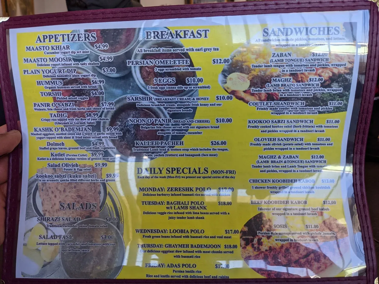 Menu 5