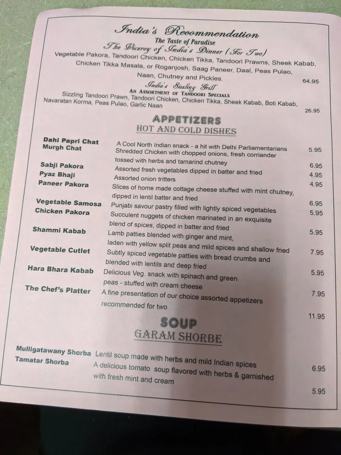 Menu 4