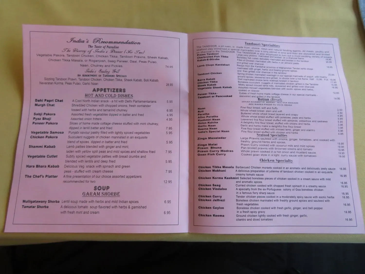 Menu 2