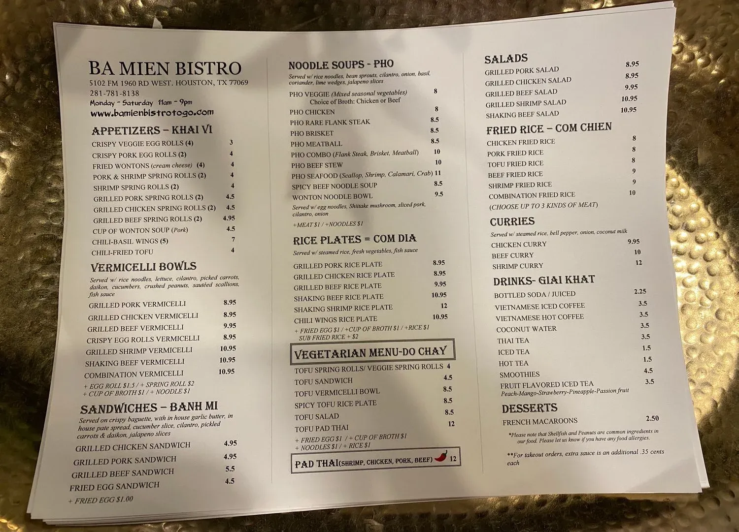 Menu 2