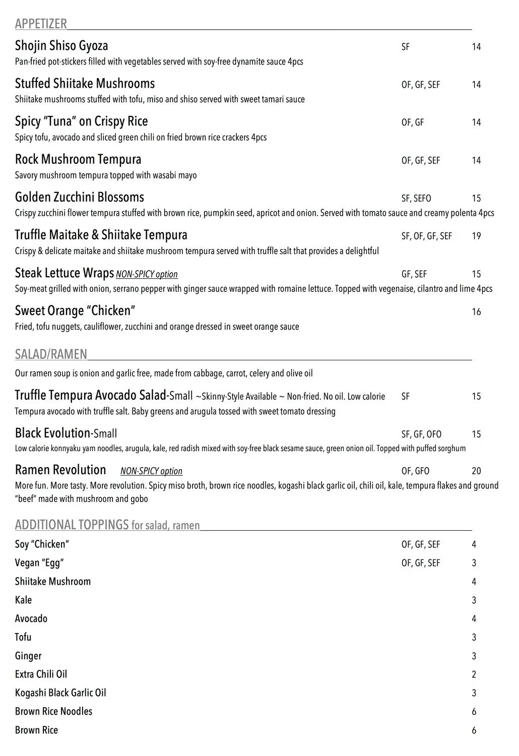 Menu 4