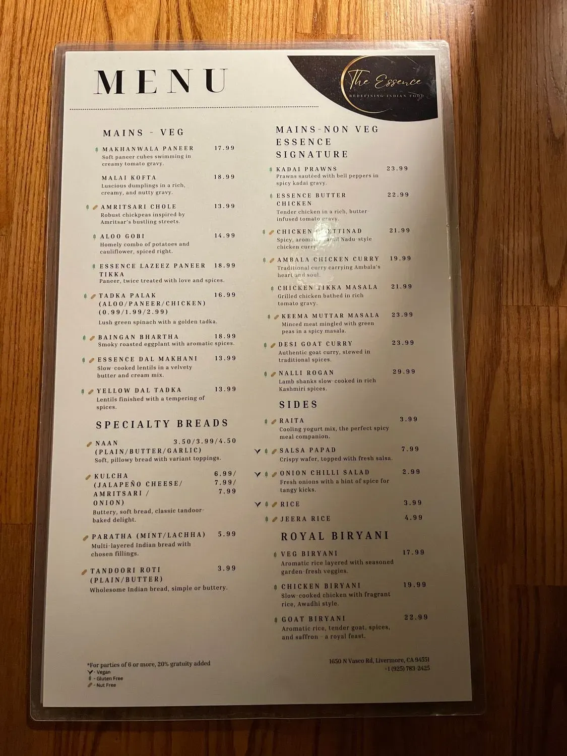 Menu 4